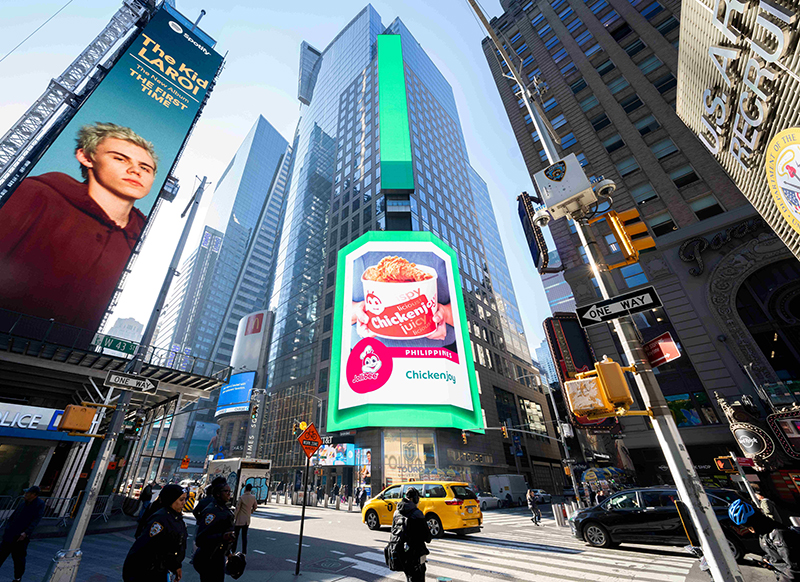 Jollibee Nasdaq Billboard Times Square 2