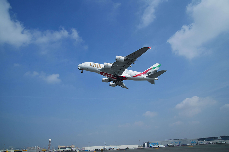 A380 Demo Flight with SAF 3