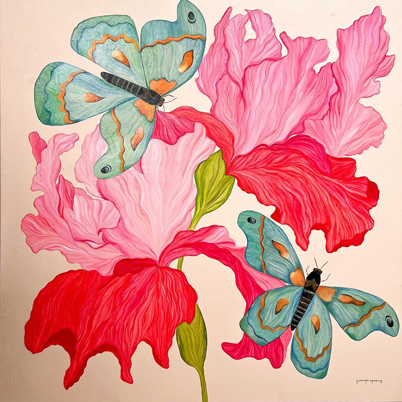 PR ARTablado Presents Nurture Reblooming Irises by Summer Pasana