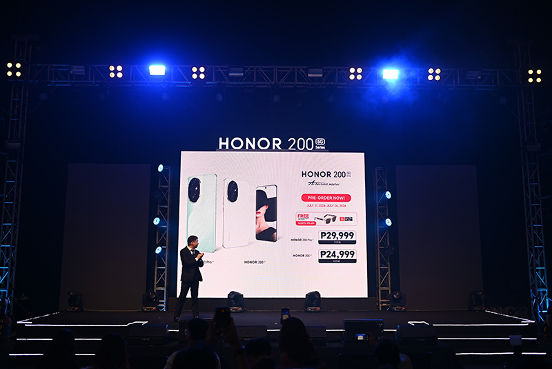 HONOR 200 is now available for pre order starting at Php 24999