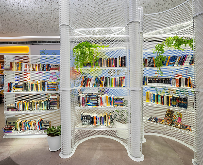 9 Discover your next favorite read among the diverse book collection at the Book Nook