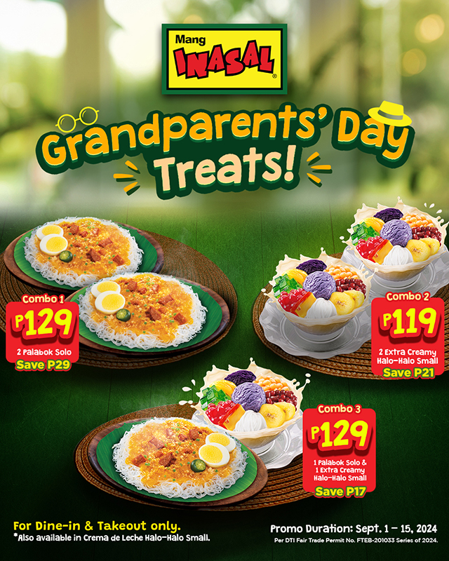 Mang Inasal Grandparents Day Treats 2024