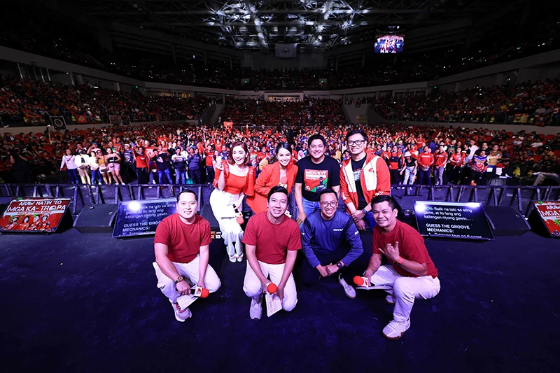 MOVE IT General Manager Wayne Jacinto 2nd row 3rd from left leads the MOVE IT Day 2024 Celebration together with thousands of MOVE IT rider partners