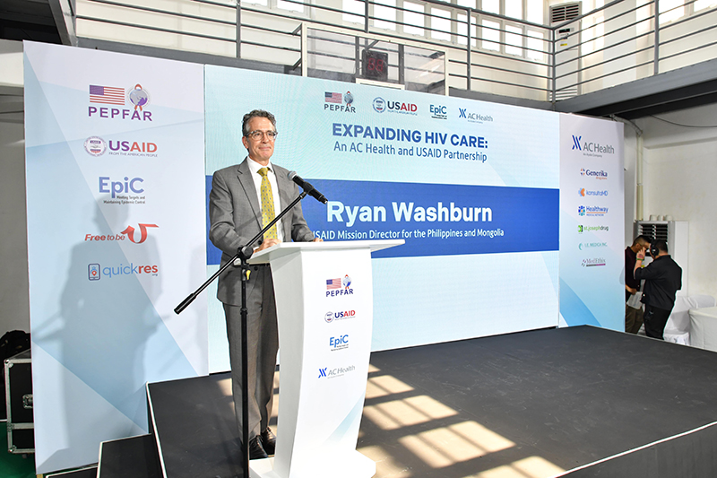 USAID Mission Director Ryan Washburn