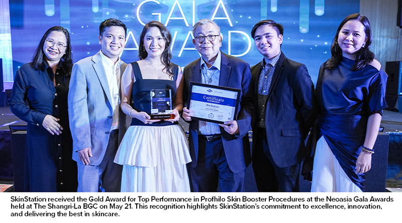 SkinStation Wins Gold Award for Profhilo Excellence at Neoasia Gala 2025 02web