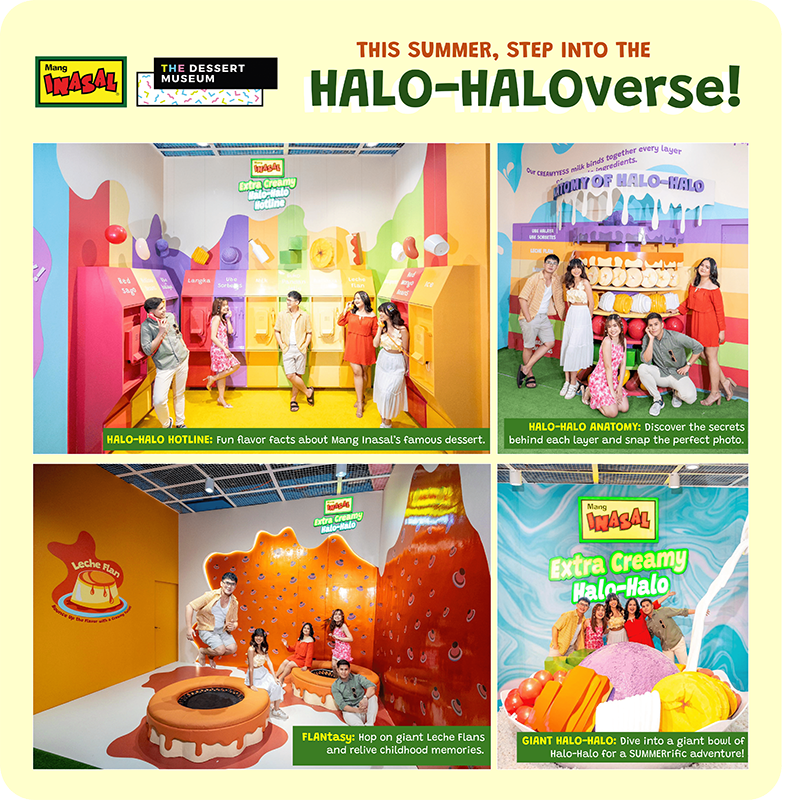 Step into the HALO-HALOverse: Mang Inasal’s Extra Creamy Halo-Halo now featured at The Dessert Museum HALO HALOverse at The Dessert Museum