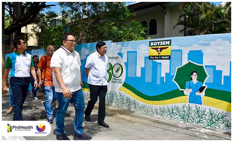 PHILHEALTH AND MMDA UNVEIL “PAYONG NG KAPANATAGAN” MURAL ALONG EDSA TO CELEBRATE PUBLIC SERVICE AND HEALTH PROTECTION PhilHealth MMDA Mural Unveiling1