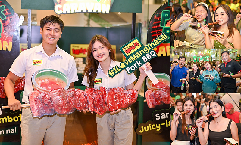 Mang Inasal brings Pork BBQ closer to communities with nationwide caravan Customers enjoys the Mang Inasal Pork BBQ Caravan Kick Off