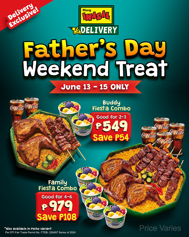Mang Inasal celebrates Father’s Day with special promos this June Mang Inasal Fathers Day Weekend Treat 2025