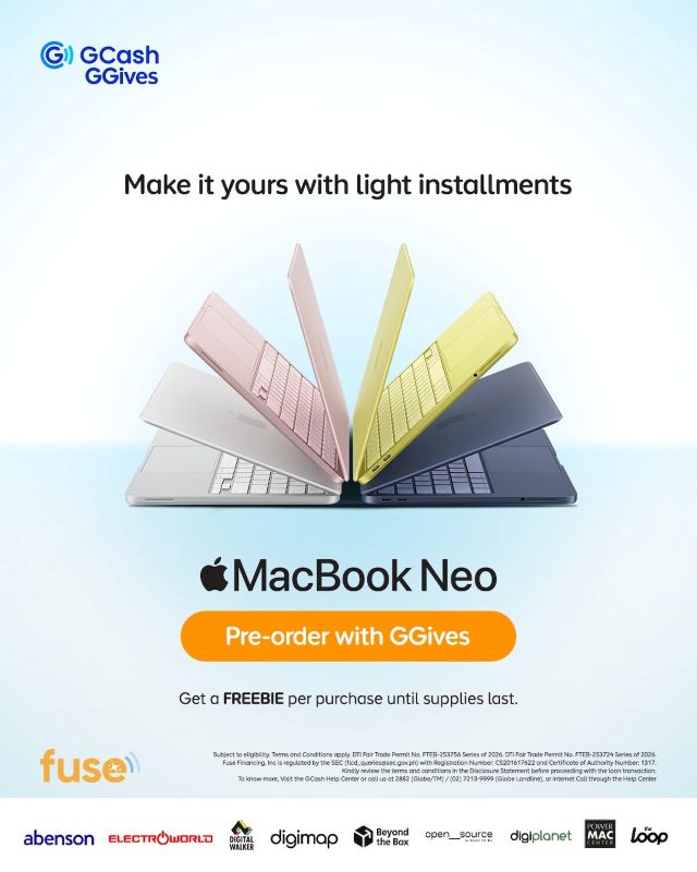 GGives x MacBook Neo