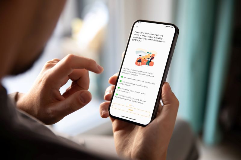 PERA via UnionBank Online Mockup
