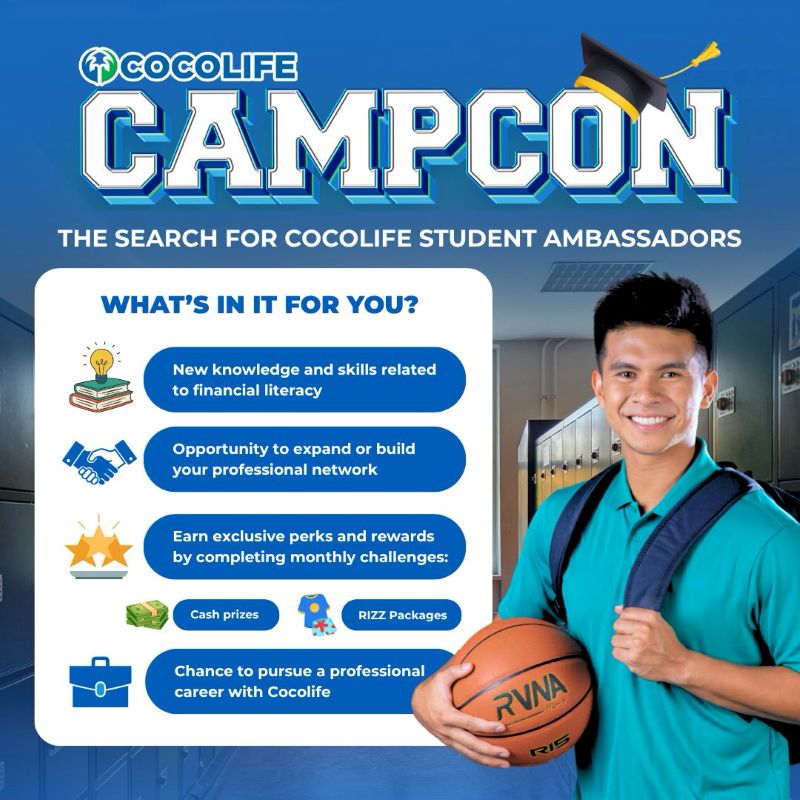 COCOLIFE CAMPCON The search for Cocolife Student Ambassadors 61466