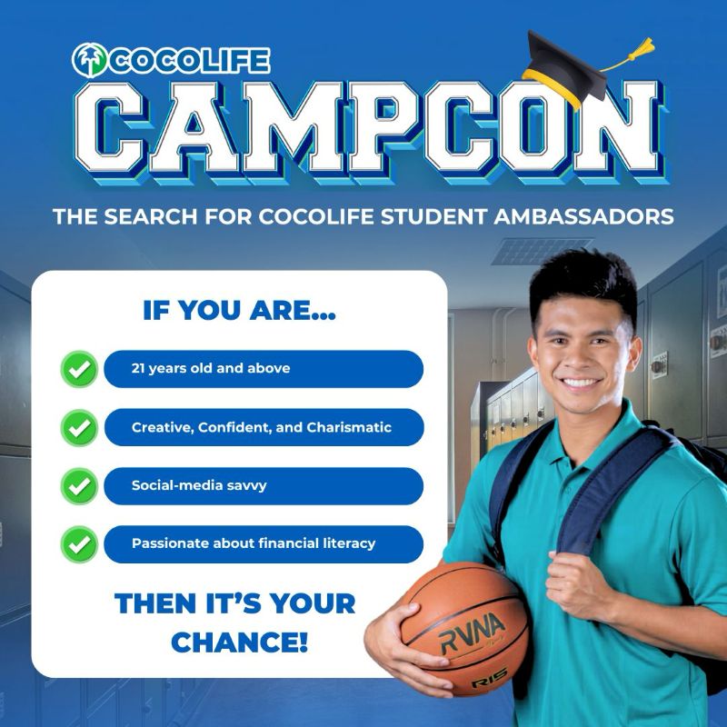 COCOLIFE CAMPCON The search for Cocolife Student Ambassadors 95315