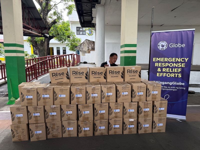 Globe expands relief efforts for Mayon-affected communities in Albay Globe Mayon 3