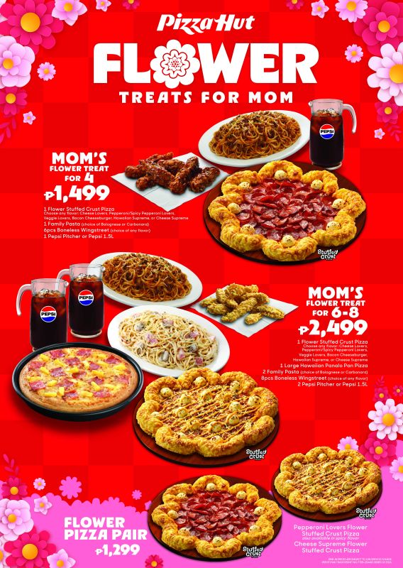 Mothers Day Flower Menu