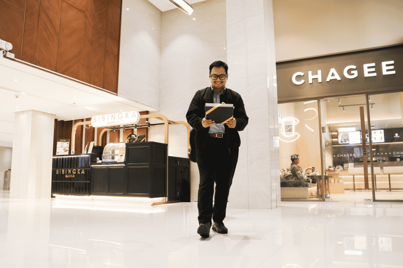 PNB Makati Center Bibingka Manila at the Lobby