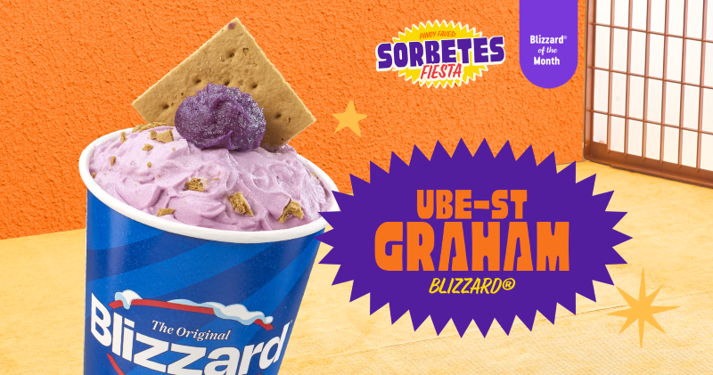 DQ Sorbetes Fiesta Ube st Graham