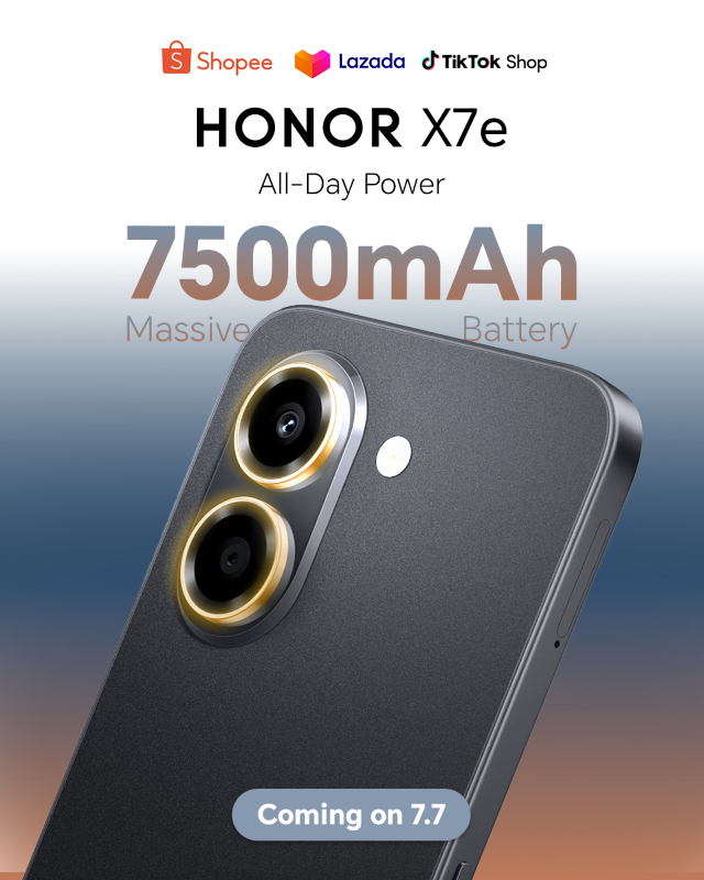 Something Big is Charging In: HONOR Confirms HONOR X7e Arrival this 7.7 Sale! HONOR X7e to arrive on July 7