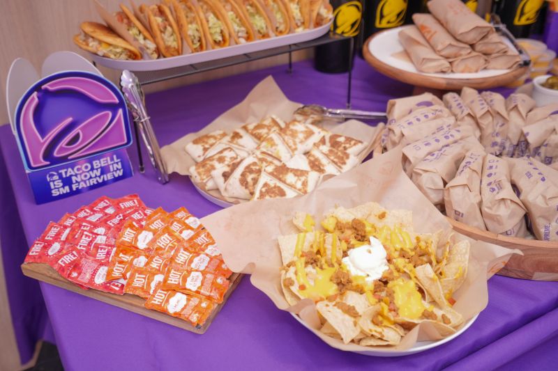 Taco Bell brings its signature flavors to SM Fairview Taco Bell SM Fairview 2 1