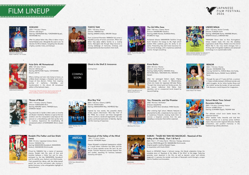 Japanese Film Festival 2026 Celebrating Friendship Through Japanese Cinema Film Information