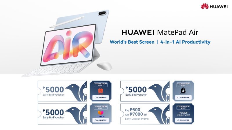 HUAWEI MatePad Air Early Bird Voucher