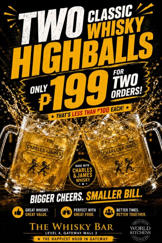 The Whisky Bar Highball promo