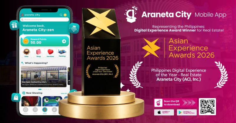 Award Araneta City mobile app