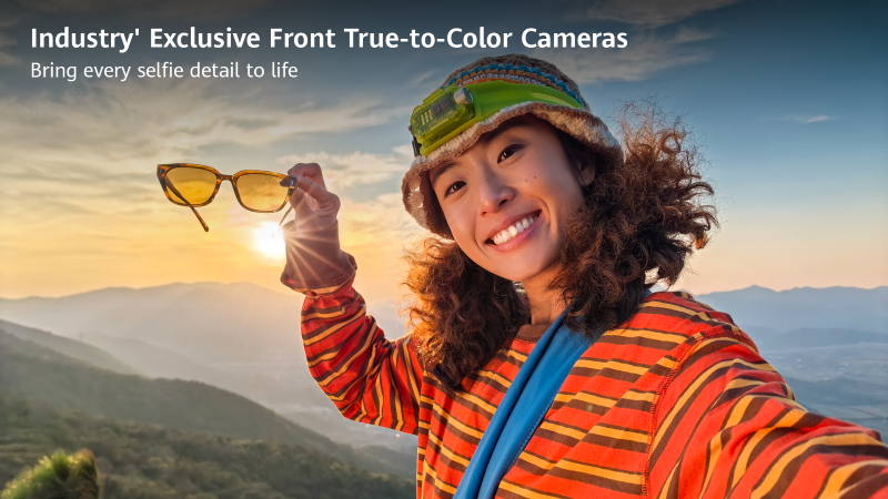 The King of AI Selfies: Capture 100% True-to-Color Moments with the HUAWEI nova 16s Series—Pre-Order Now Starting at PHP29,999! HUAWEI nova 16s Series Industry Exclusive Front True To Color Cameras