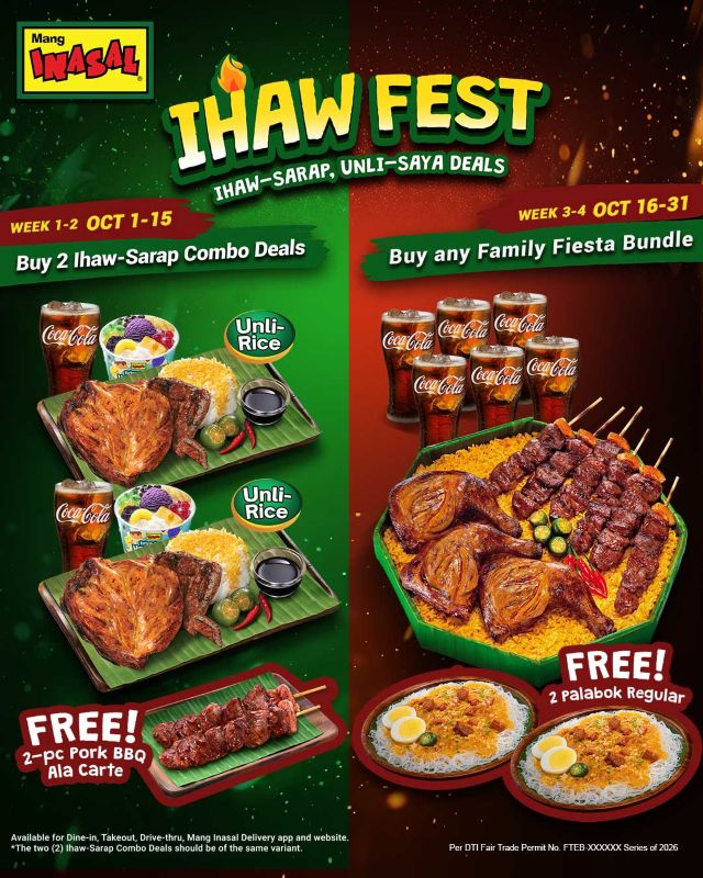 Mang Inasal fires up October with Ihaw Fest 2026 Ihaw Fest 2026