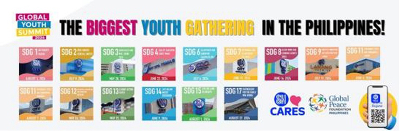 2024 Global Youth Summit in SM malls nationwide highlighting the 17 UN SDGs Image