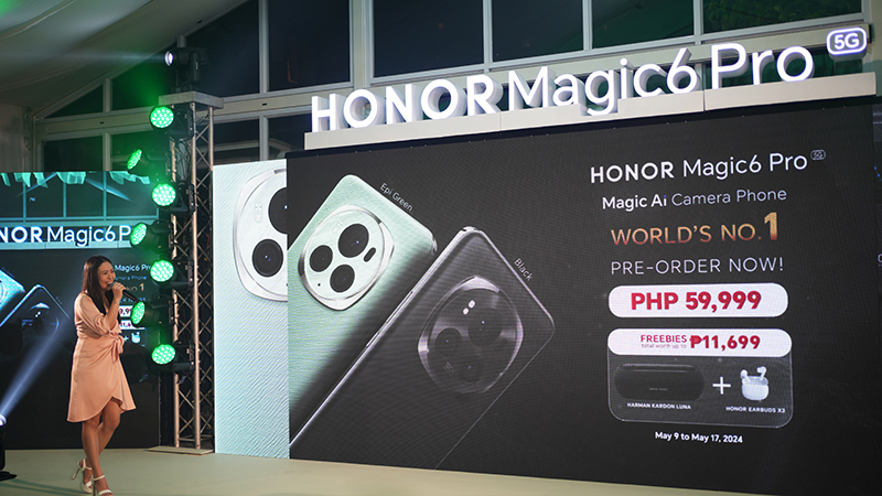You Can Get the World’s Top AI Camera Phone HONOR Magic6 Pro with freebies worth over Php 11K until May 17! Joepy Libo on Price Reveal