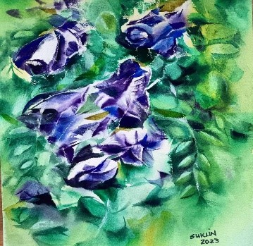 “Fluid Vision”: A celebration of watercolor in ARTablado PR ARTablado Presents Fluid Vision Tranquility in Azure by Suklin Chang