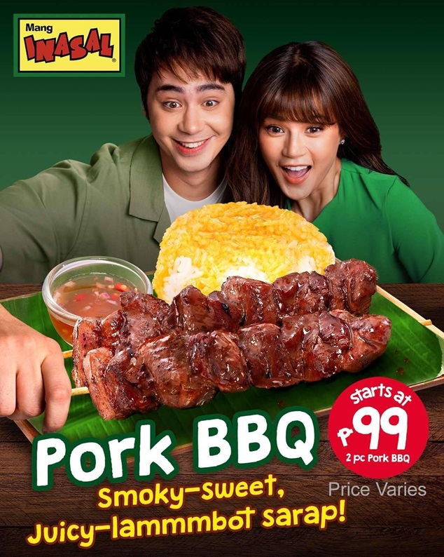 Maris and Anthony say ‘yes’ to Mang Inasal as Pork BBQ endorsers MaThon Love Team endorses Mang Inasal Pork BBQ