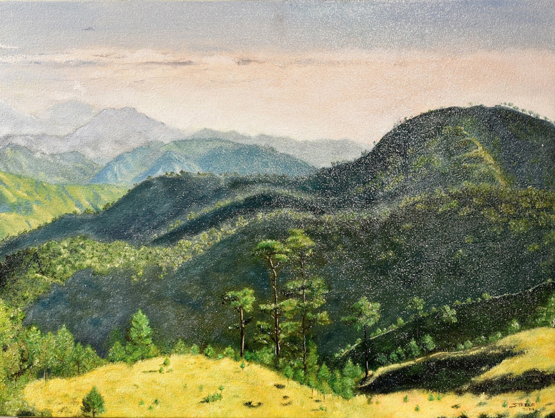 Twin exhibits at ARTablado gather newbies and established artists PR ARTablado Lyrical Landscapes Follow the Trail by Angeli Steele Sarreal