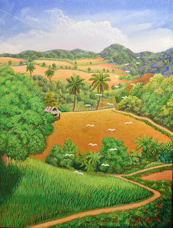 Twin exhibits at ARTablado gather newbies and established artists PR ARTablado Lyrical Landscapes Handang Linang by Juanito Itto Gatdula
