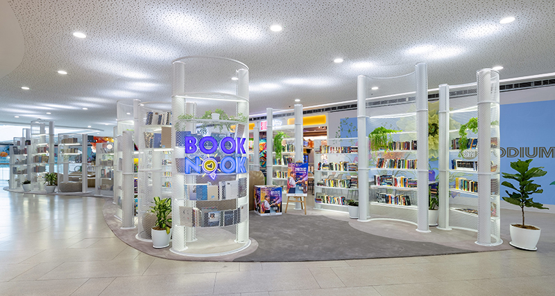 Book Nook expands horizons with new branch at The Podium 5 The new Book Nook is a reimagined space brought to life by the brilliance of architect Royal Pineda of Royal Pineda Architecture Design