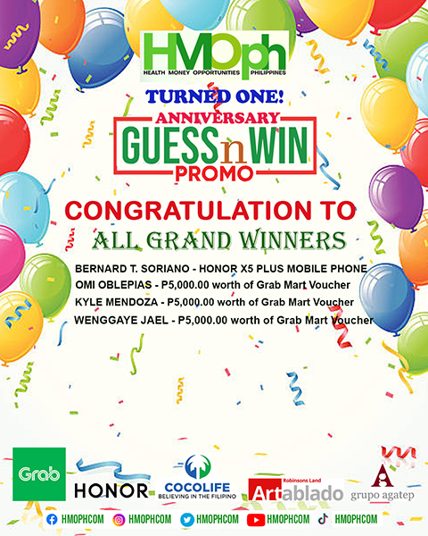 HMOph.com TURNED ONE GRAND WINNERS GWinners hmoph 1