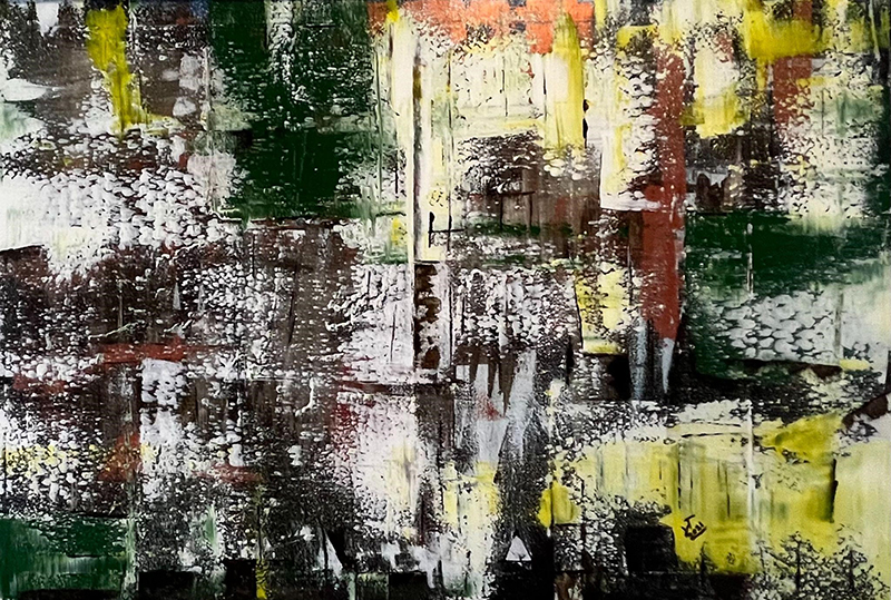 Female Narratives in Paint, on Canvas PR ARTablado Her Art Her Story Melancholy Fields by Yam Tamayo