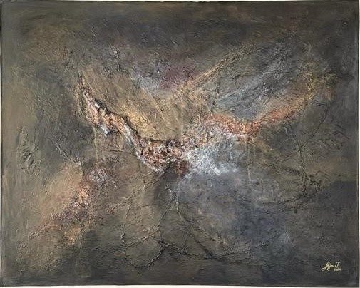 Female Narratives in Paint, on Canvas PR ARTablado Her Art Her Story Shades of Hades by Mary Joy Ann Cruz Tuano