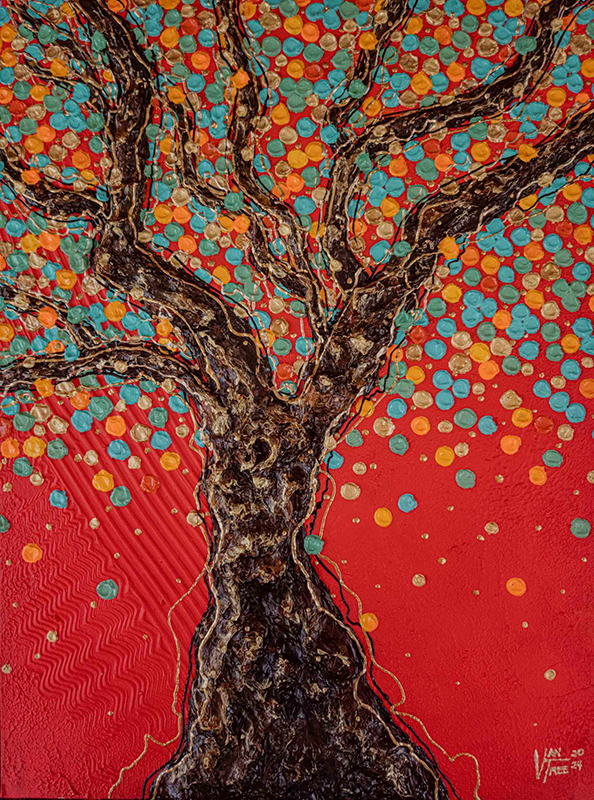 ‘Law of Abstraction’ and freedom of creativity in Robinsons Land ARTablado show PR ARTablado Law of Abstraction Fruits of Our Labor III by VanTree 1