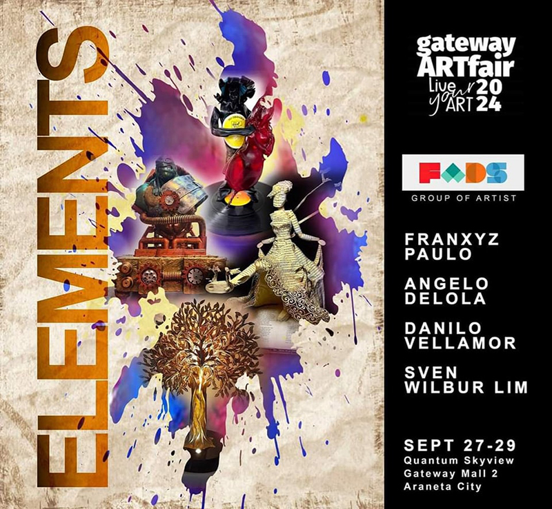 Celebrate Filipino art at the Gateway Art Fair FADS Group of Artists in Elements