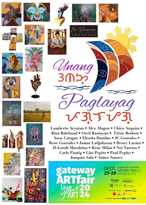 Celebrate Filipino art at the Gateway Art Fair La Herencia Davao Art Space Unang Paglayag