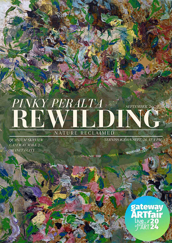 Celebrate Filipino art at the Gateway Art Fair Pinky Peralta in Rewilding
