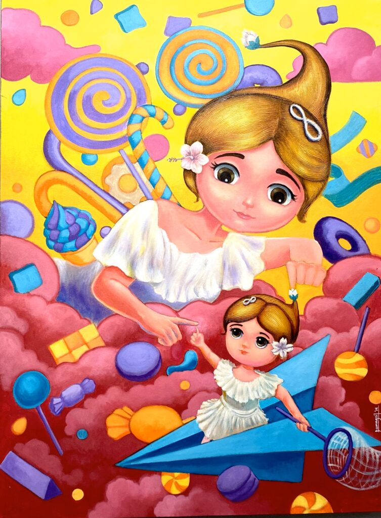 Painter’s ARTablado exhibit is a joyful love letter to his mother PR ARTablado Presents Ligaya Happiness Within Bliss Connection