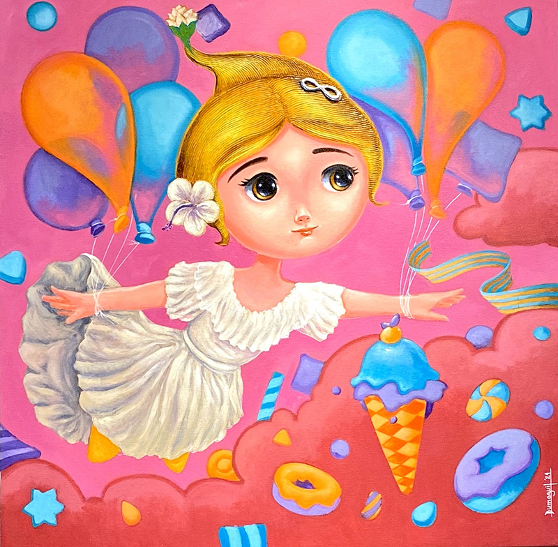 Painter’s ARTablado exhibit is a joyful love letter to his mother PR ARTablado Presents Ligaya Happiness Within Glide to Happiness