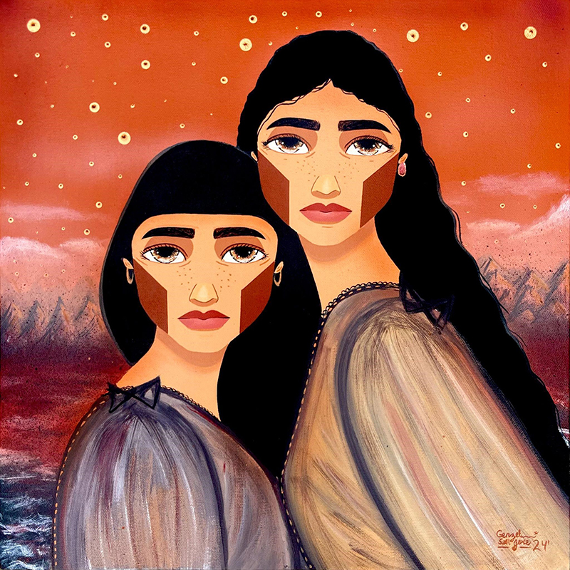 Artist invites viewers to gaze at faces in frames PR ARTablado Strokes of Identity Unbothered