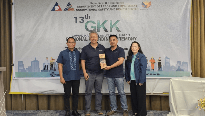 SNAP receives local and international recognition for safety and health BENGUET