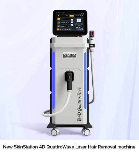 SkinStation Unveils 4D QuattroWave Laser SkinStation 4D QuattroWave Laser Machine 900X450.2