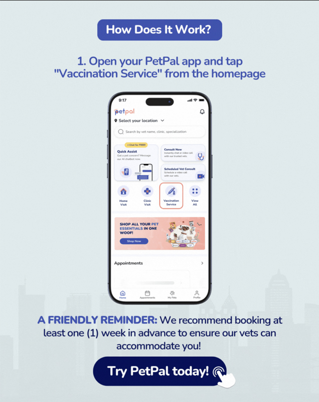 PetPal launches home vaccination service for fur babies petpal 1A