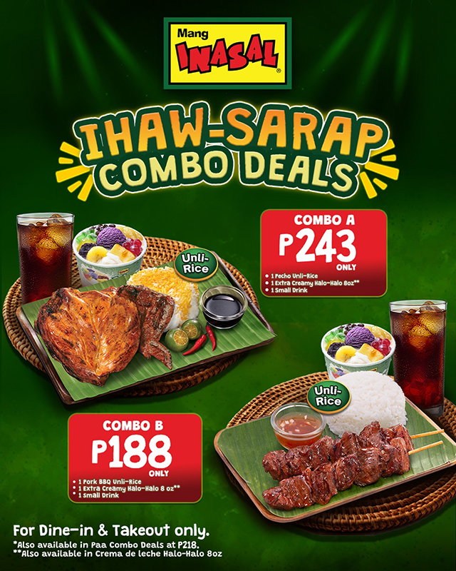 Mang Inasal welcomes 2025 with delicious New Year treats Ihaw Sarap Combo Deals 2025